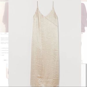 Light Powdwr Beige Slip Dress